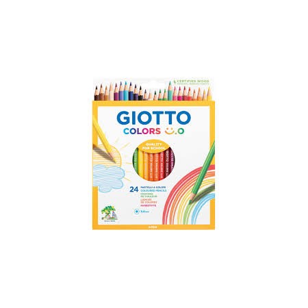 PASTELLI GIOTTO COLORS SMILE X 24