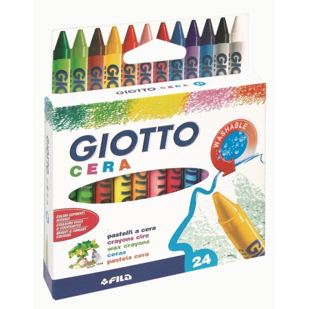 PASTELLI CERA GIOTTO X 24