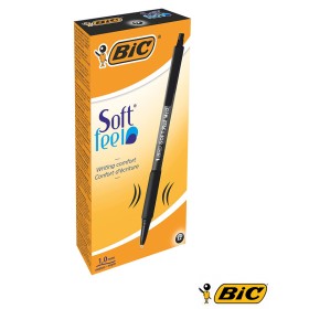 BIRO BIC SOFT FEEL CLIC GRIP X12 NERA