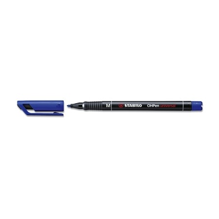 PENNARELLI OHP PEN STABILO BLU P. MEDIA PZ 10