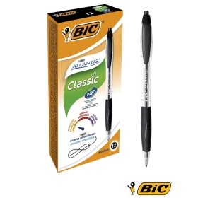 BIRO BIC ATLANTIS SCATTO NERA PZ 12