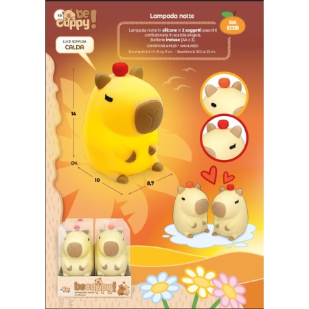 LAMPADA DI SILICONE CAPIBARA