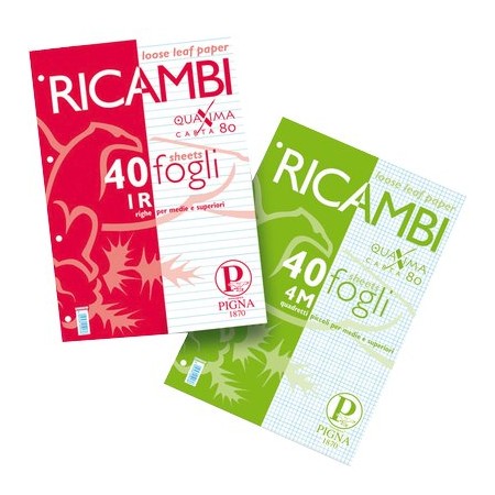 RICAMBI 21X31 BIANCHI 1 CM PIGNA /BLASETTI