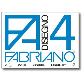 BLOCCHI FABRIANO F4 24X33 LISC. 20FF.