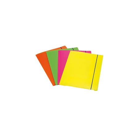 CARPETTE 3 LEMBI IN PPL CON ELASTICO COLORI FLUO