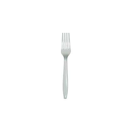 FORCHETTE IN PLASTICA ARGENTO PZ.24