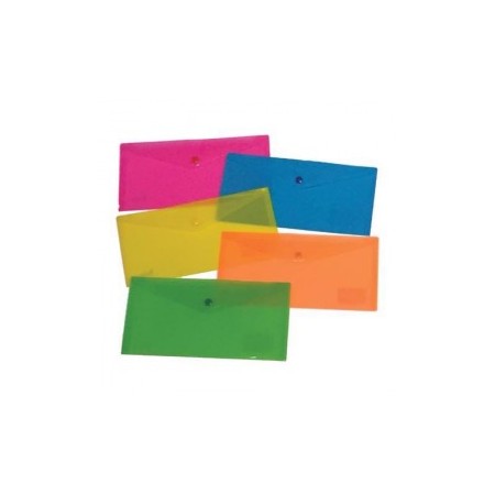 BUSTE CON BOTTONE FLUO A5 15X21