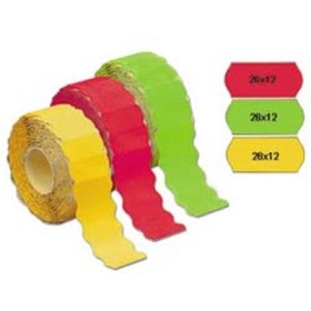 ROTOLI X PREZZATRICE 21X12 FLUO ASS PZ 10