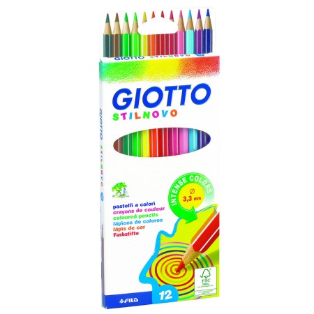 PASTELLI GIOTTO LEGNO STILNOVO X 12