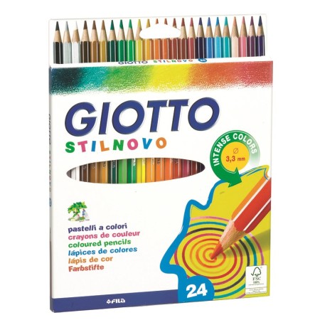 PASTELLI GIOTTO LEGNO STILNOVO X 24