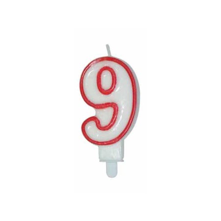 CANDELE CM 8 ROSSA/BIANCA N9