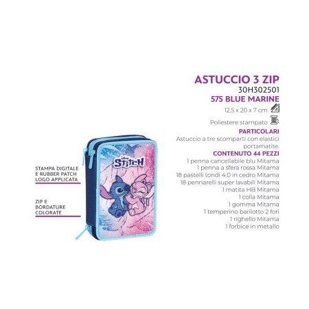 ASTUCCI 3 ZIP STITCH 2025