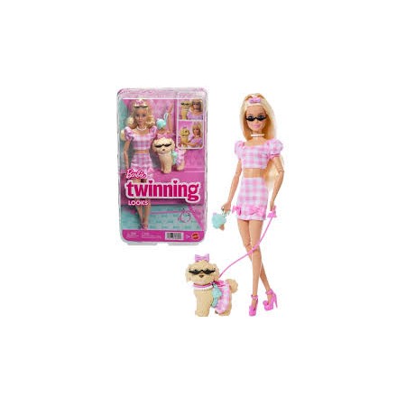 BARBIE CUCCIOLI A PASSEGGIO ROSA