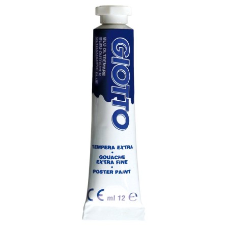 COLORI A TEMPERA 12 ML T/4 BLU OLTREMARE 17