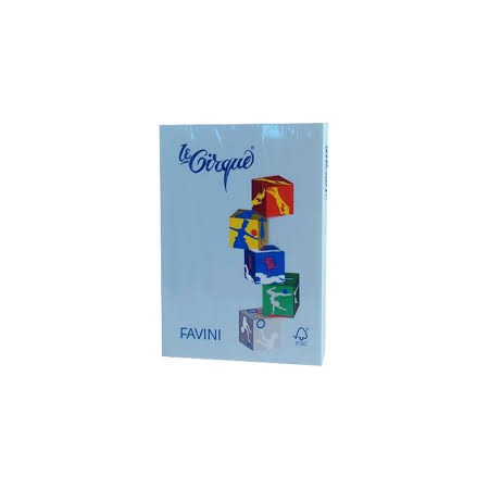 CARTONCINO A4 160 GR. FAVINI AZZURRO 106