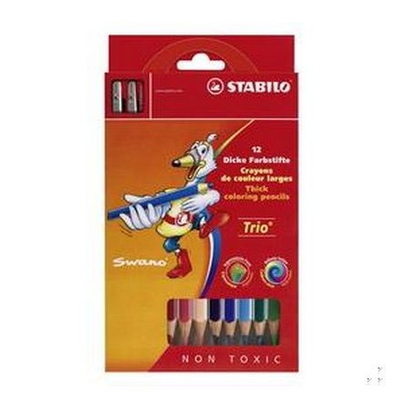 PASTELLI MAXI STABILO X12 C/TEMPERINO
