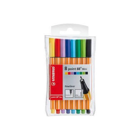 STABILO POINT 88 MINI X 8