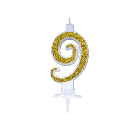 CANDELE CM 7 ORO GLITTER N9
