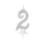CANDELE CM 7 ARGENTO GLITTER N2