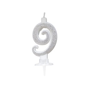 CANDELE CM 7 ARGENTO GLITTER N9