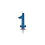 CANDELE CM 7 BLU GLITTER N1