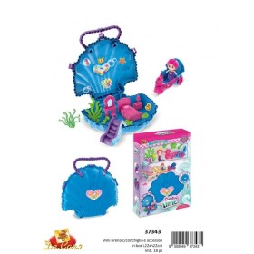 VALIGETTA CONCHIGLIA CON SIRENA E ACCESSORI