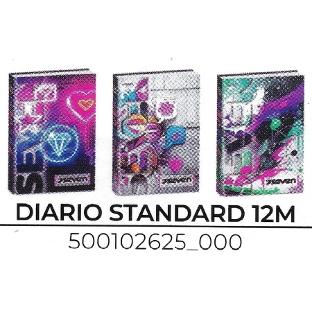 DIARI STD 12M SEVEN GIRL 2026