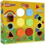 PLASTILINA MORBIDA SET GEOMETRICO 6X56 GR C/6 FORMINE
