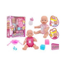 BAMBOLA CM. 30 C/FUNZIONE BOLLE