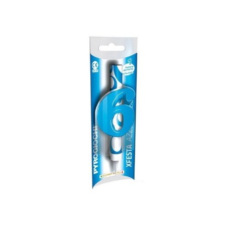 CANDELE FONTANA AZZURRO CIELO 6