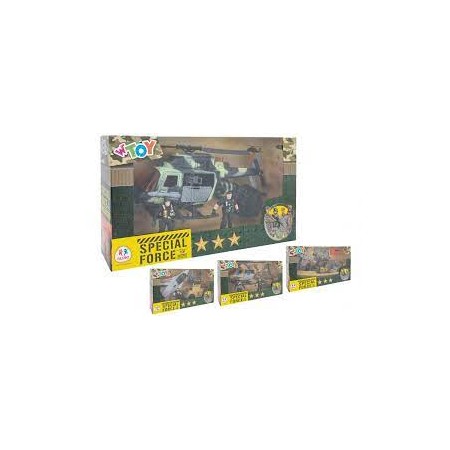 PLAYSET PERSONAGGI MILITARI C/VEICOLO