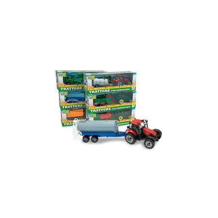 TRATTORE FREE WHEEL C/RIMORCHIO