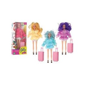 FASHION DOLL C/PELLICCIA E ACCESSORI