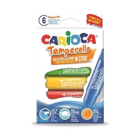 PASTELLI TEMPERA CARIOCA X6