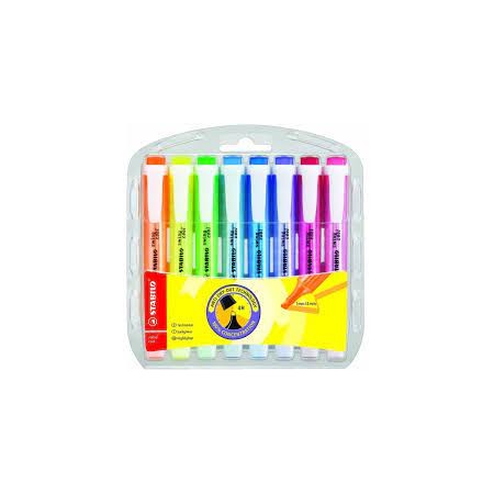 EVIDENZIATORI STABILO SWING X8 FLUO