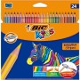 PASTELLI BIC KIDS EVOLUTION STRIPES X 24