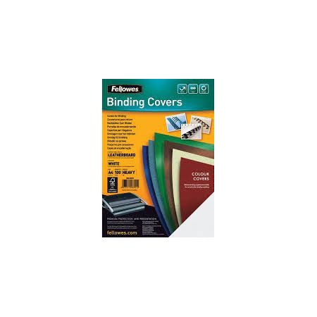 COPERTINA DELTA A4 BIANCO C. 100 PZ FELLOWES