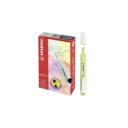 EVIDENZIATORI STABILO SWING COOL VERDE PASTELLO