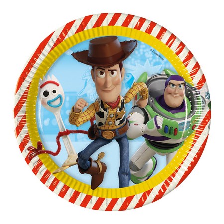 PIATTO 23 CM 8 PZ * TOY STORY 4 Q