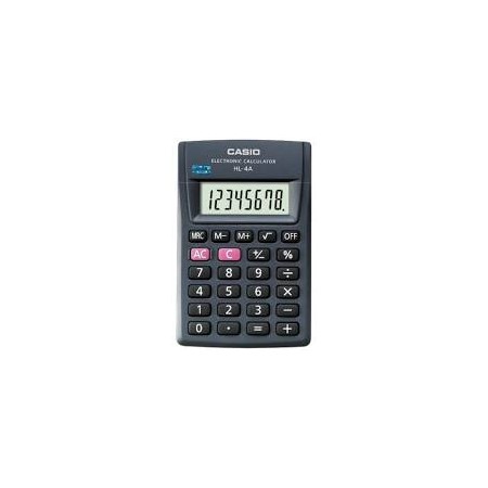 CALCOLATRICE TASCABILI CASIO 8 CIFRE HL-4A