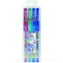 BLISTER 4 BIRO GLITTER PROFUMATE UNICORNO
