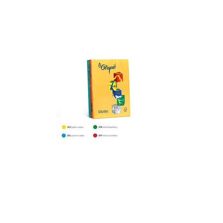 CARTA 80GR COLORI FORTI ASSORTITI