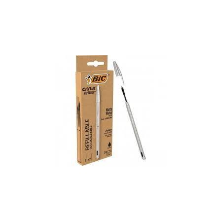 BIRO BIC CRISTAL RE'NEW NERE