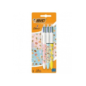 BIRO BIC 4 COLORI NEW DECOR BLISTER 3 PZ