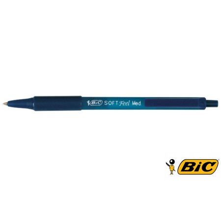 BIRO BIC SOFT FEEL CLIC GRIP BLU PZ 12