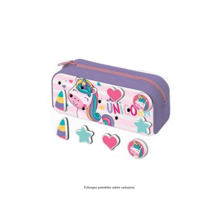 ASTUCCI DI SILICONE CON 4 PATCH UNICORNO