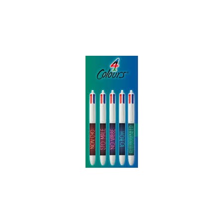 BIRO BIC 4 COLORI WEBBOH PZ 35