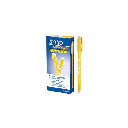 BIRO TRATTO CANCELLIK PZ 12 GIALLO