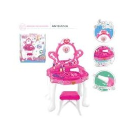 SPECCHIERA CON SGABELLO LUCI E SUONI UNICORNO