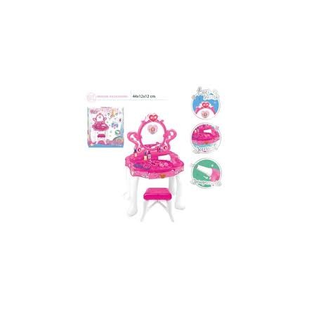 SPECCHIERA CON SGABELLO LUCI E SUONI UNICORNO